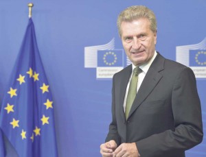 Günther Oettinger, EU-Kommission